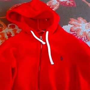 Red Polo Ralph Lauren Hoodie